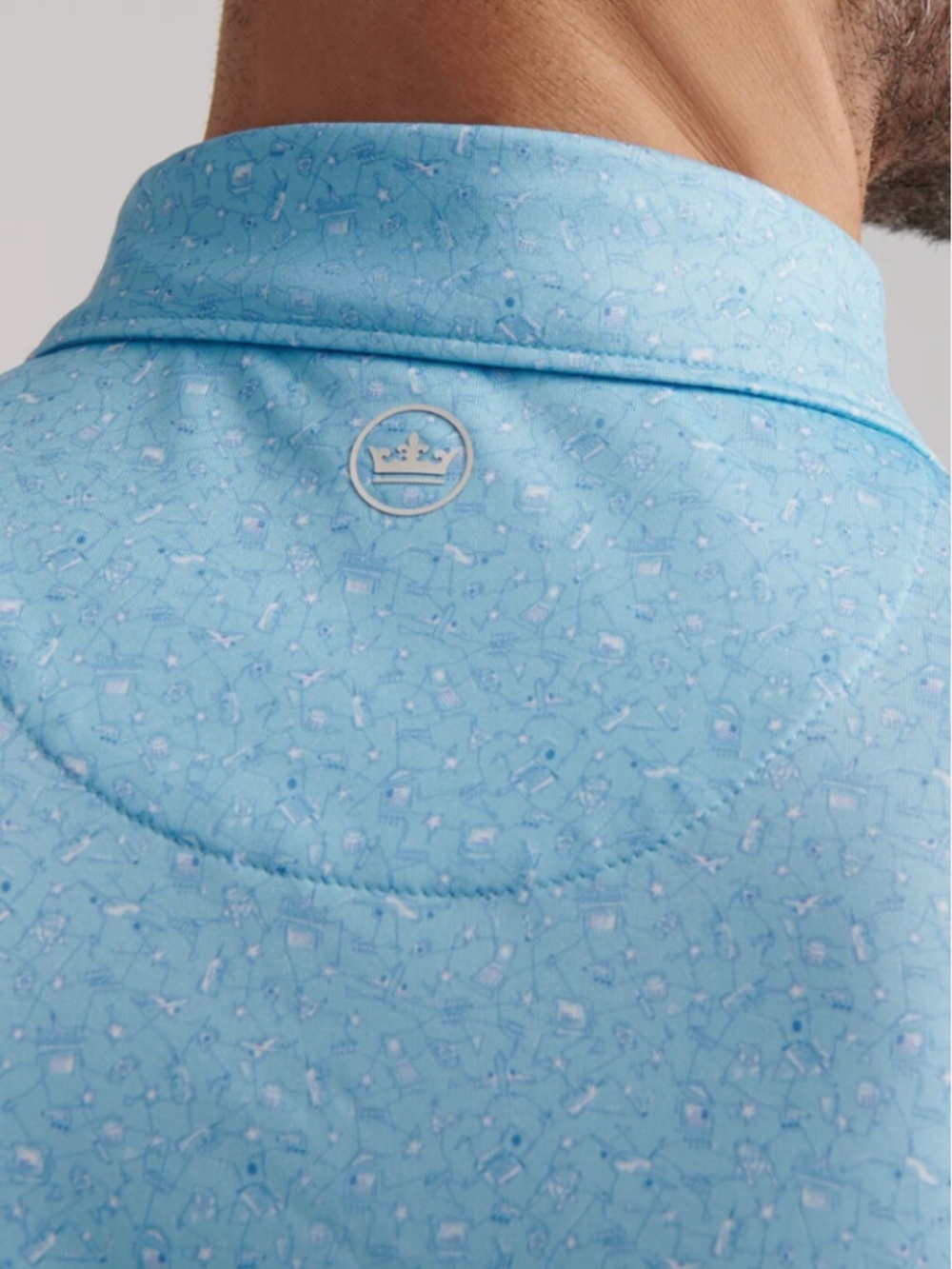 Peter Millar Men's XXL Seaport Chambers Performance Jersey Polo MSRP $118